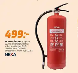 Bolist Brandsläckare erbjuda