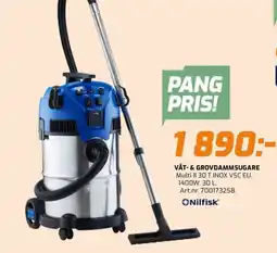 Bolist Våt- & grovdammsugare erbjuda