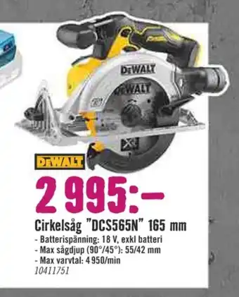 Hornbach DeWalt Cirkelsåg erbjuda