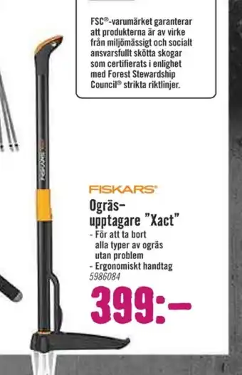 Fiskars Ogräsupptagare