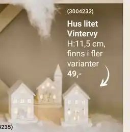 ÖoB Hus litet Vintervy erbjuda