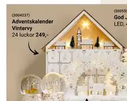 ÖoB Adventskalender Vintervy erbjuda