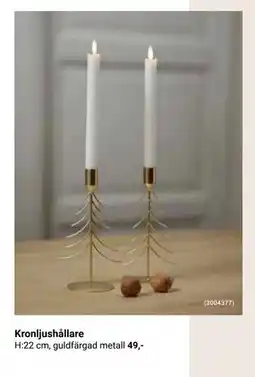 ÖoB Kronljushållare erbjuda