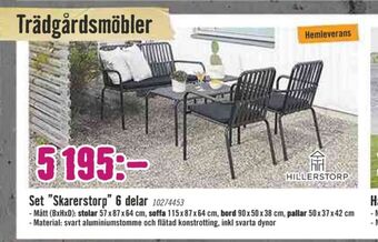 Hornbach Hillerstorp Utemöbler erbjuda