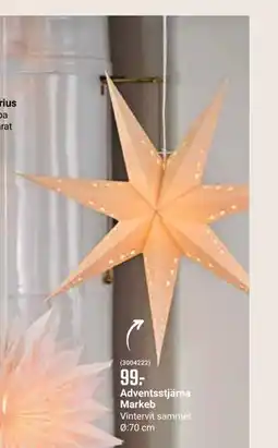 ÖoB Adventsstjärna Markeb erbjuda