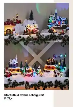 ÖoB Stort utbud av hus och figurer! erbjuda
