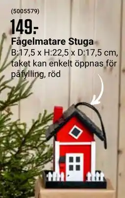 ÖoB Fågelmatare Stuga erbjuda
