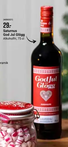 ÖoB Saturnus God Jul Glögg erbjuda