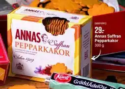 ÖoB Annas Saffran Pepparkakor erbjuda