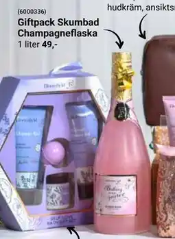 ÖoB Giftpack Skumbad Champagneflaska erbjuda