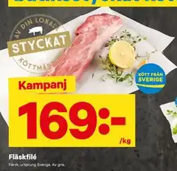 City Gross Fläskfilé erbjuda