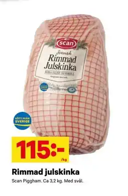 City Gross Rimmad julskinka erbjuda