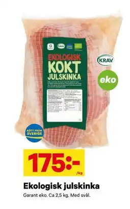 City Gross Ekologisk julskinka erbjuda