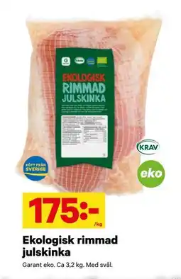 City Gross Ekologisk rimmad julskinka erbjuda