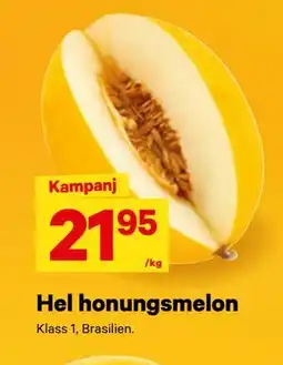 City Gross Hel honungsmelon erbjuda
