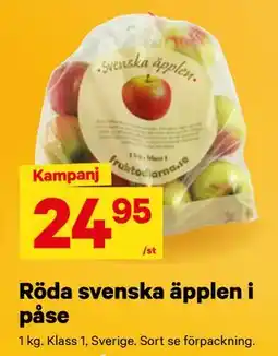 City Gross Röda svenska äpplen i påse erbjuda