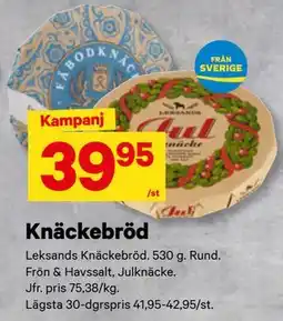 City Gross Knäckebröd erbjuda