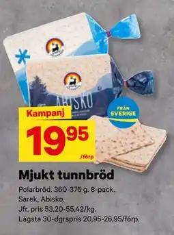 City Gross Mjukt tunnbröd erbjuda