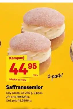 City Gross Saffranssemlor erbjuda