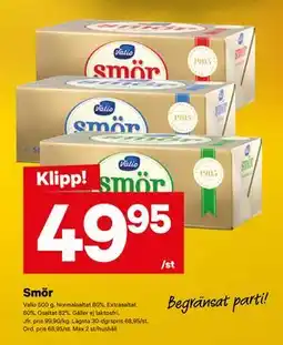 City Gross Smör erbjuda