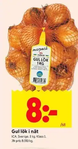ICA Kvantum ICA Gul lök i nät erbjuda