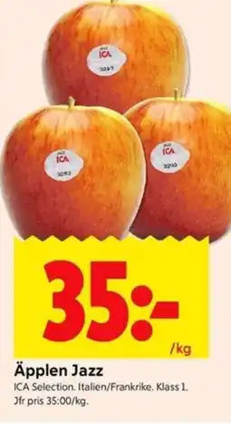 ICA Kvantum ICA Äpplen Jazz erbjuda