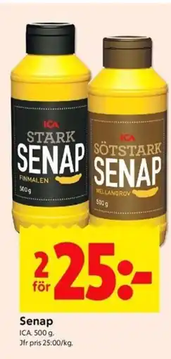 ICA Kvantum ICA Senap erbjuda