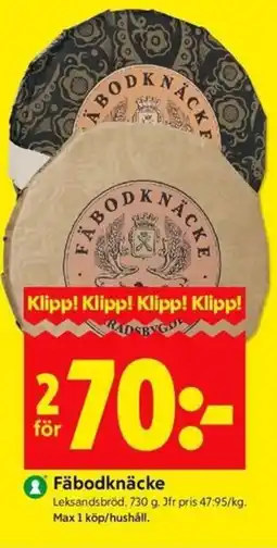 ICA Kvantum Leksandsbröd Fäbodknäcke erbjuda