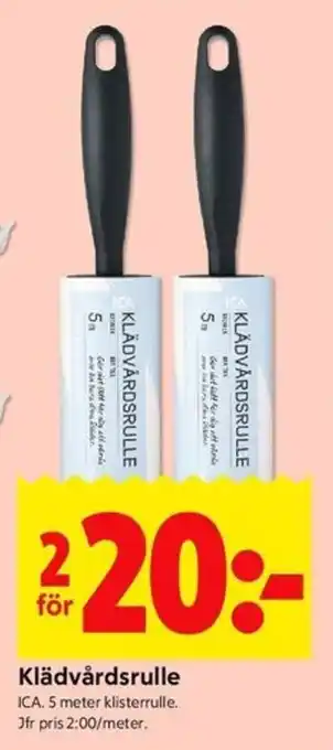 ICA Kvantum Klädvårdsrulle erbjuda