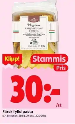 ICA Kvantum ICA Selection Färsk fylld pasta erbjuda