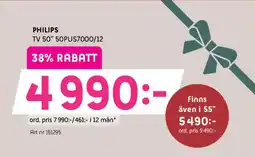 Elon PHILIPS TV 50" 50PUS7000/12 erbjuda