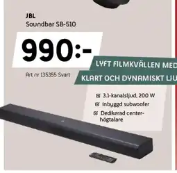 Elon JBL Soundbar SB-510 erbjuda