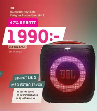 JBL Bluetooth-högtalare Partybox Encore Essential 2