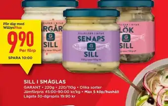 Garant Sill i småglas