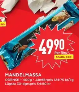 Willys Odense Mandelmassa erbjuda
