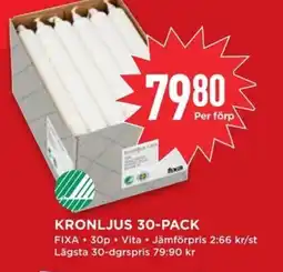 Willys Fixa Kronljus erbjuda