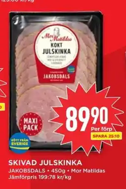 Willys JAKOBSDALS Skivad julskinka erbjuda