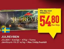 Willys Jojjen Julrevben erbjuda