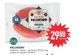 Willys Garant Falukorv erbjuda