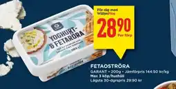 Willys Garant Fetaoströra erbjuda