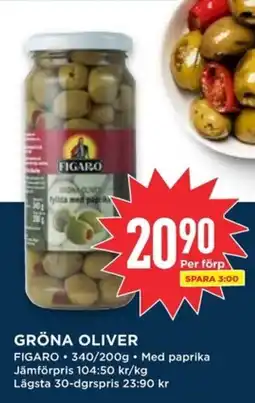 Willys FIGARO Gröna oliver erbjuda