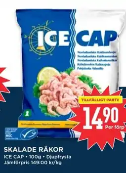 Willys ICE CAP Skalade räkor erbjuda