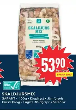 Willys Garant Skaldjursmix erbjuda