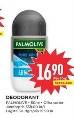 Willys Palmolive Deodorant erbjuda