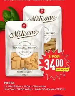 Willys LA MOLISANA Pasta erbjuda