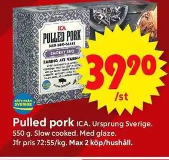 ICA Pulled pork