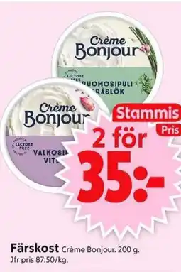 ICA Supermarket Crème Bonjour Färskost erbjuda