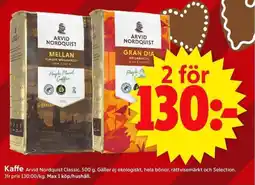 ICA Supermarket Arvid Nordquist Kaffe erbjuda
