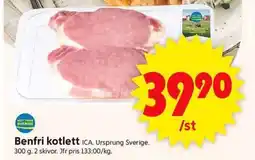 ICA Supermarket ICA Benfri kotlett erbjuda
