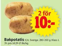 ICA Supermarket ICA Bakpotatis erbjuda